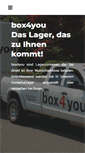 Mobile Screenshot of box4you.ch